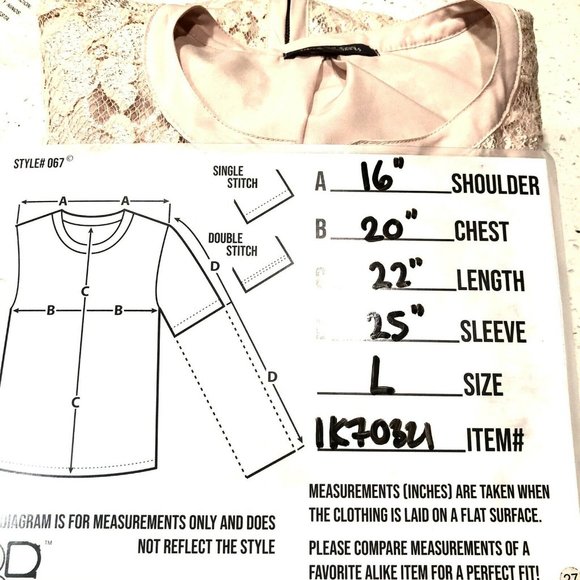 Michael Stars Lace Overlay Full Zip Top Pink Large - Picture 9 of 10